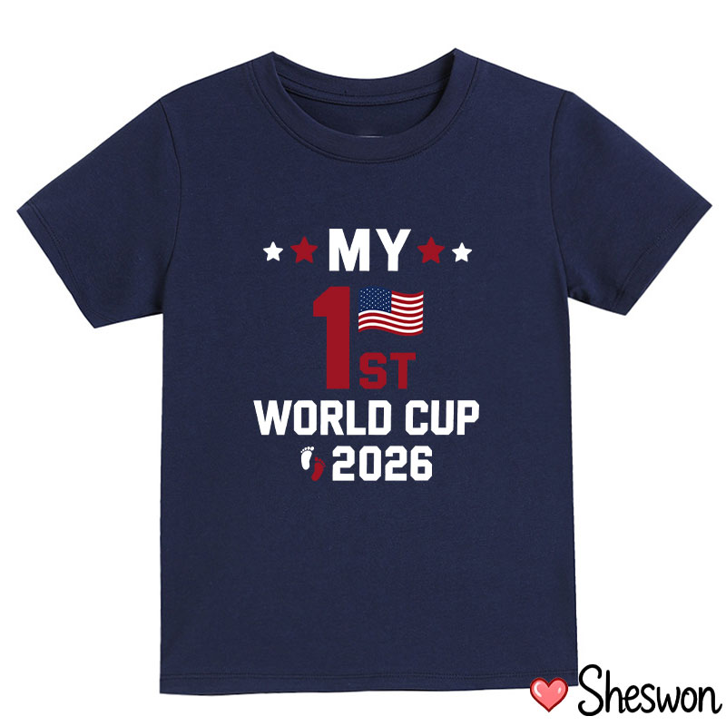 Custom First World Cup 2026 Kids T-Shirt