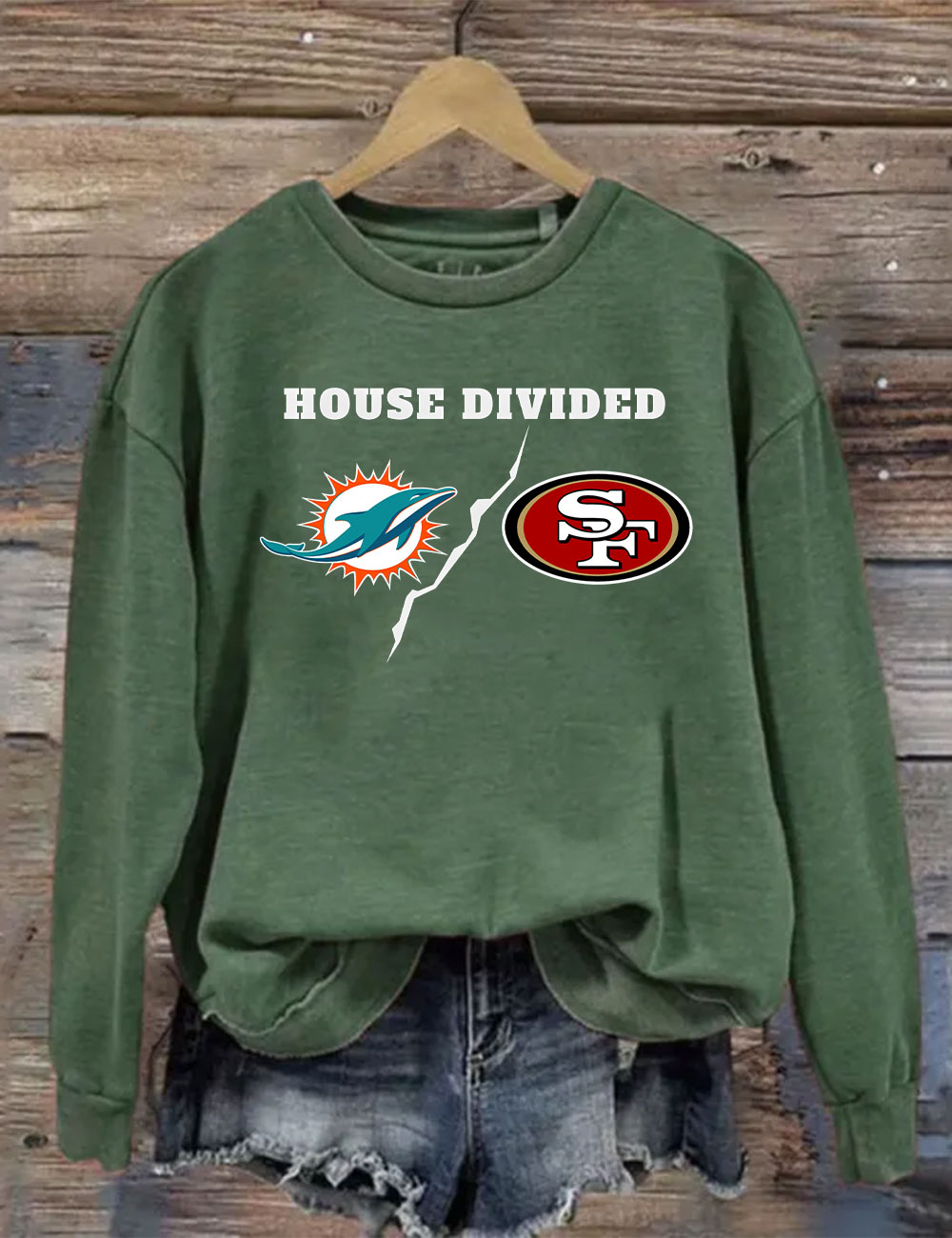 NFL CUSTOMIZED UNISEX House Divided Sweatshirt
