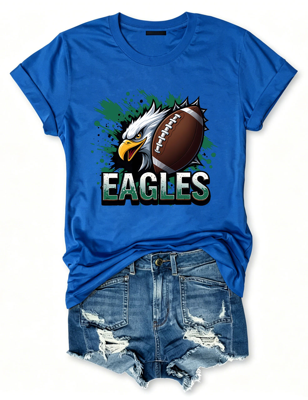 Eagles Game Day Football T-Shirt