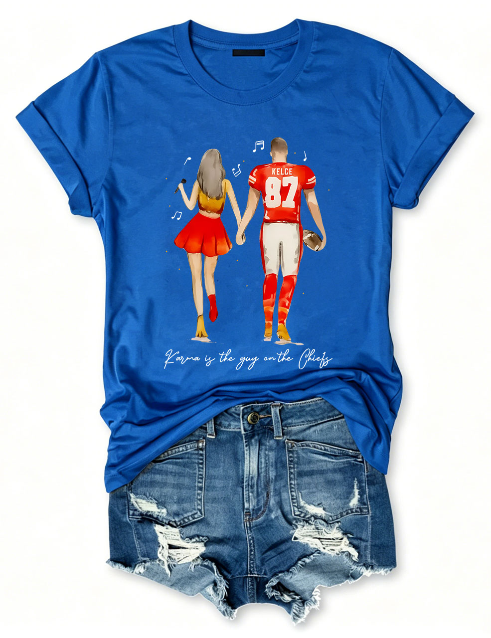 Taylor and Travis Chiefs Football T-Shirt