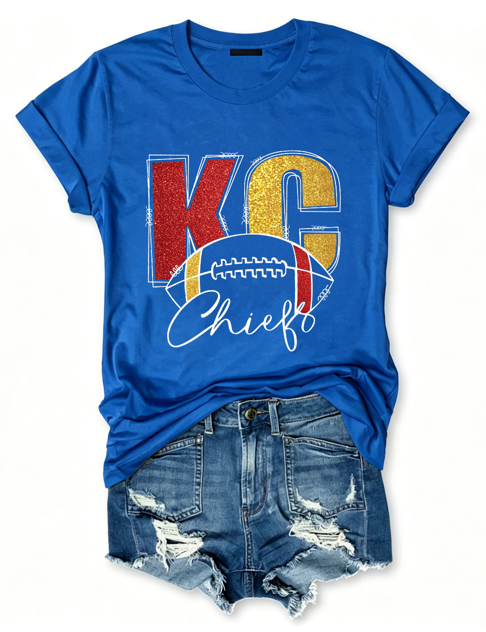 KC Chiefs Football T-Shirt