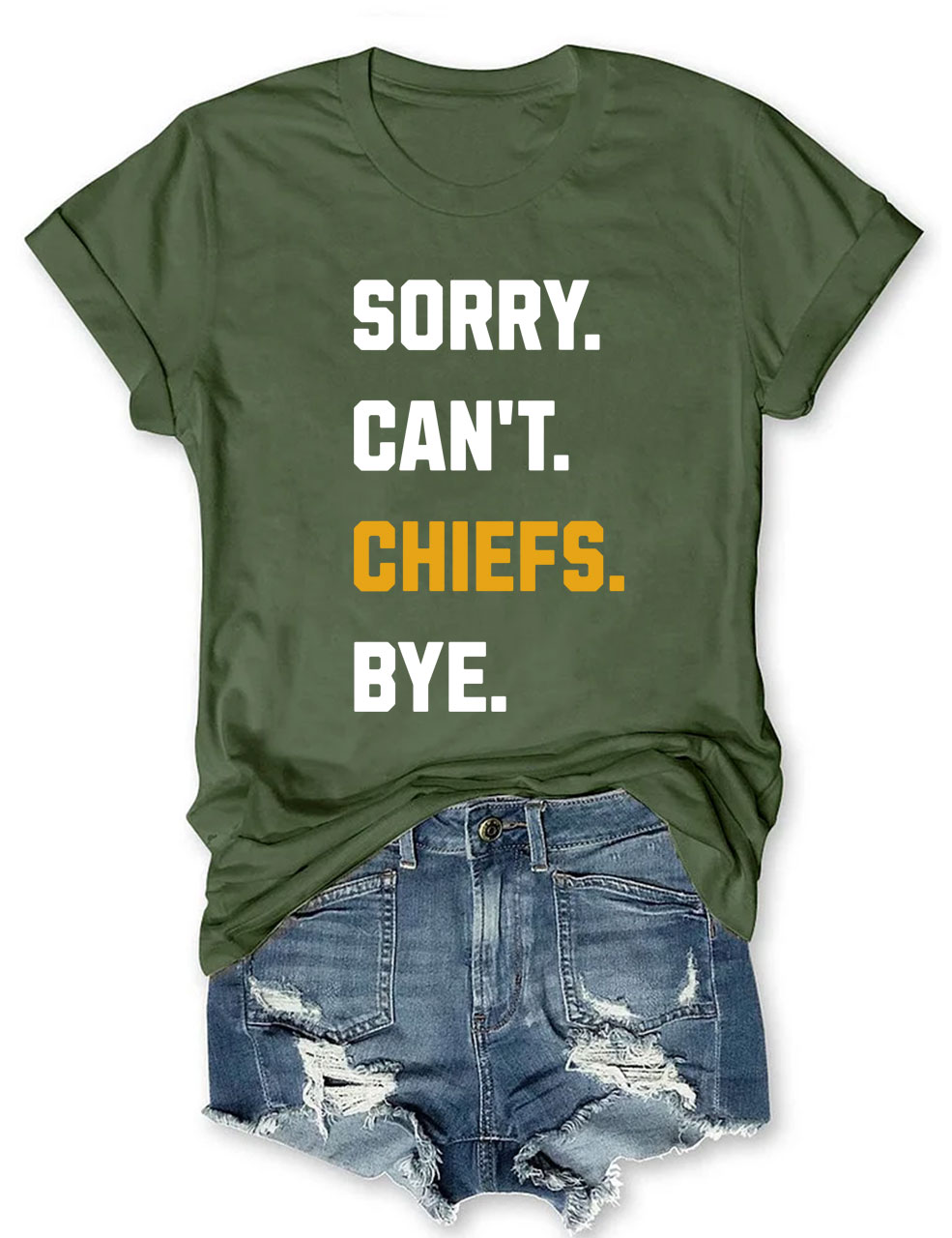 Sorry Can't Chiefs Bye Football T-Shirt