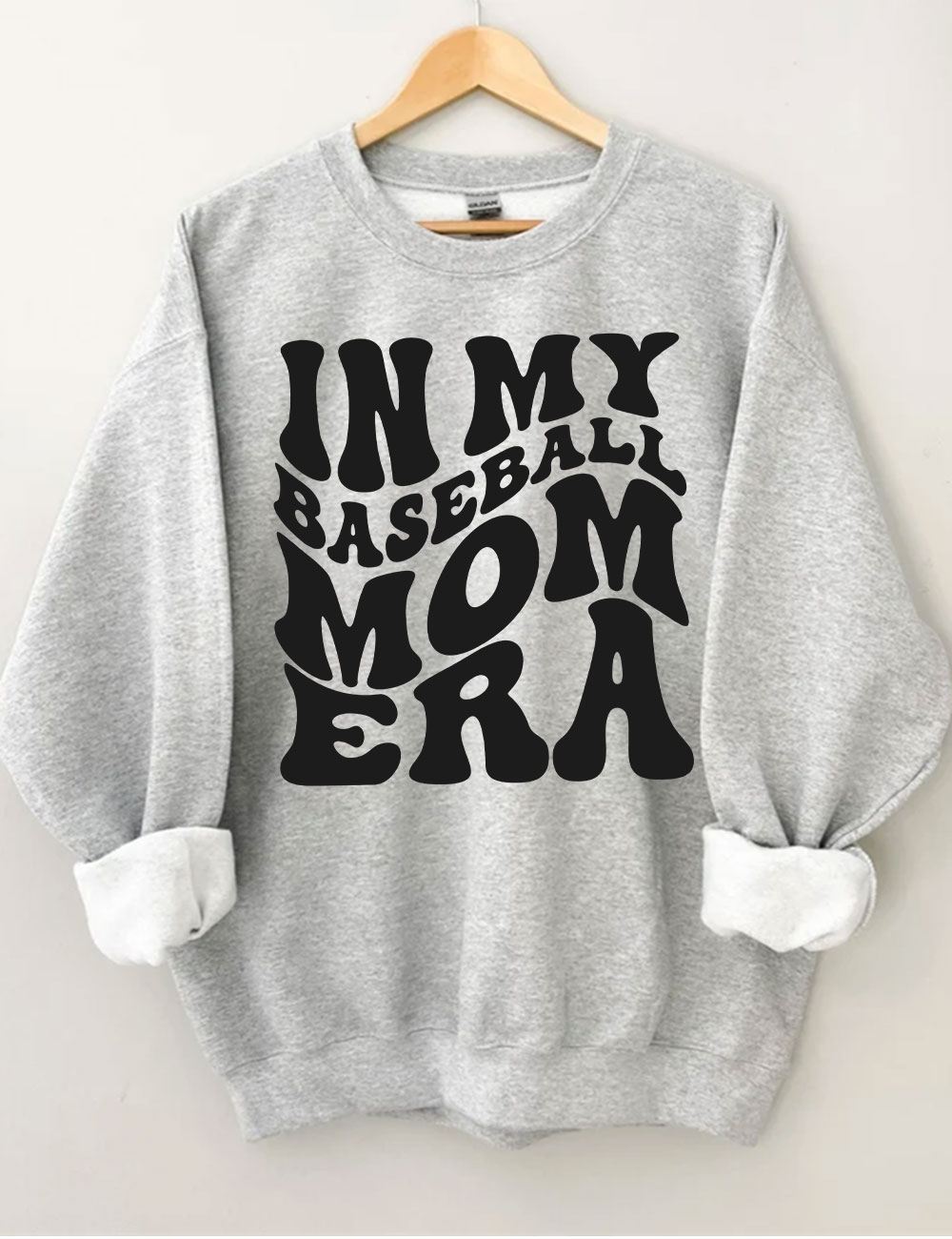 In My Baseball Mom Era  Custom Sweatshirt