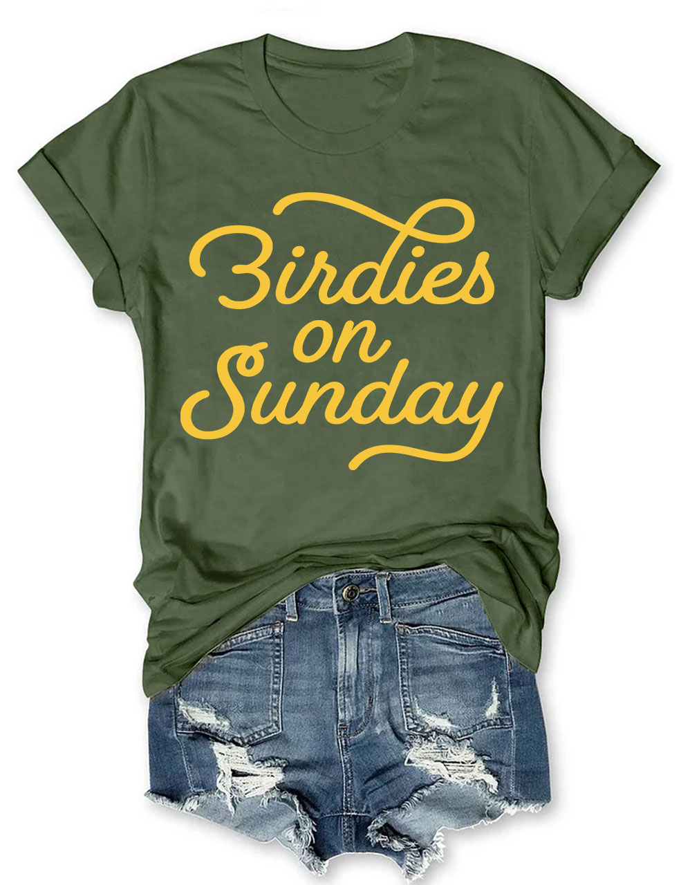 Birdies On Sunday Golf T-shirt