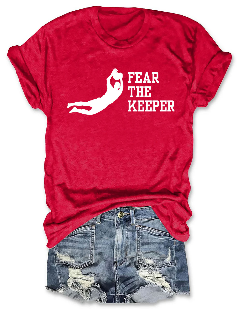 Goalkeeper My Goal is to Deny Yours Football T-shirt