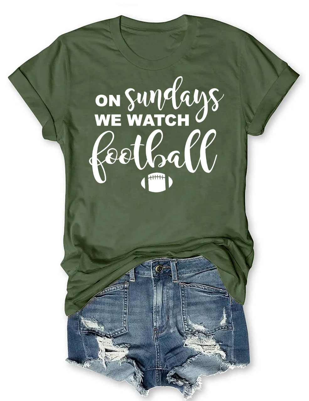 On Sundays We Watch Football T-Shirt