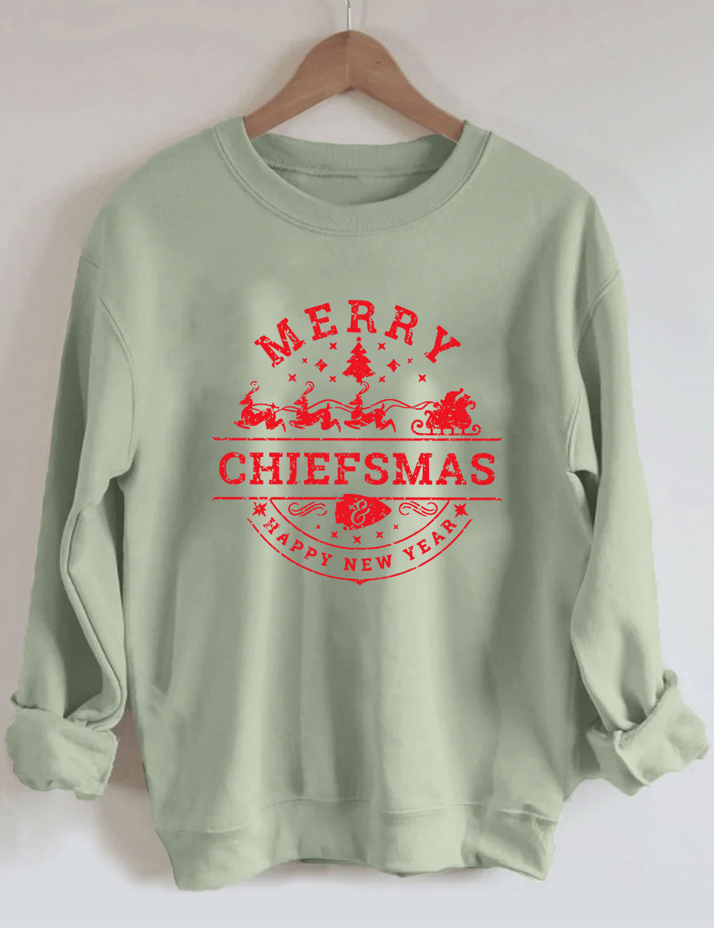 Merry Chiefsmas & Happy New Year Kansas City Sweatshirt