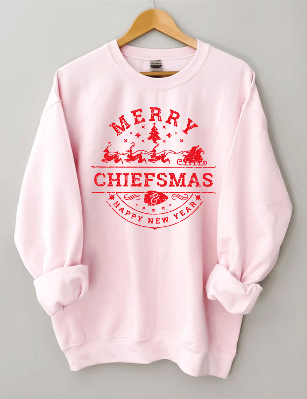 Merry Chiefsmas & Happy New Year Kansas City Sweatshirt