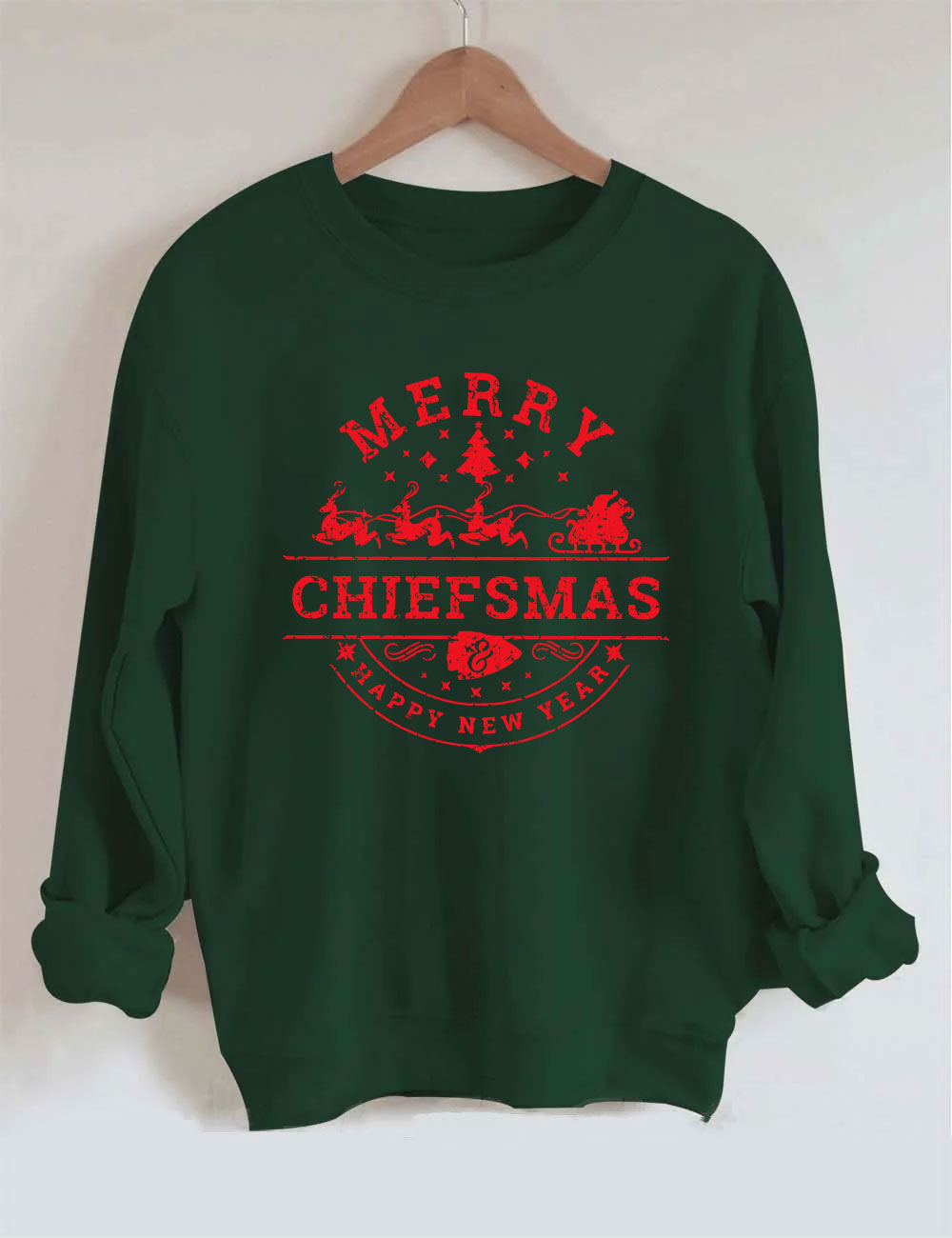 Merry Chiefsmas & Happy New Year Kansas City Sweatshirt