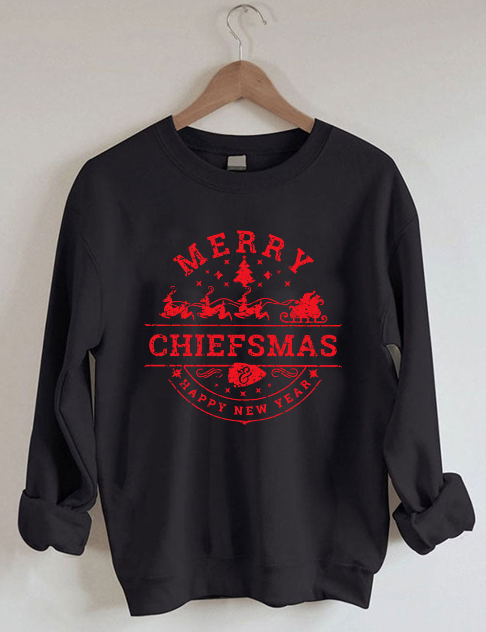 Merry Chiefsmas & Happy New Year Kansas City Sweatshirt