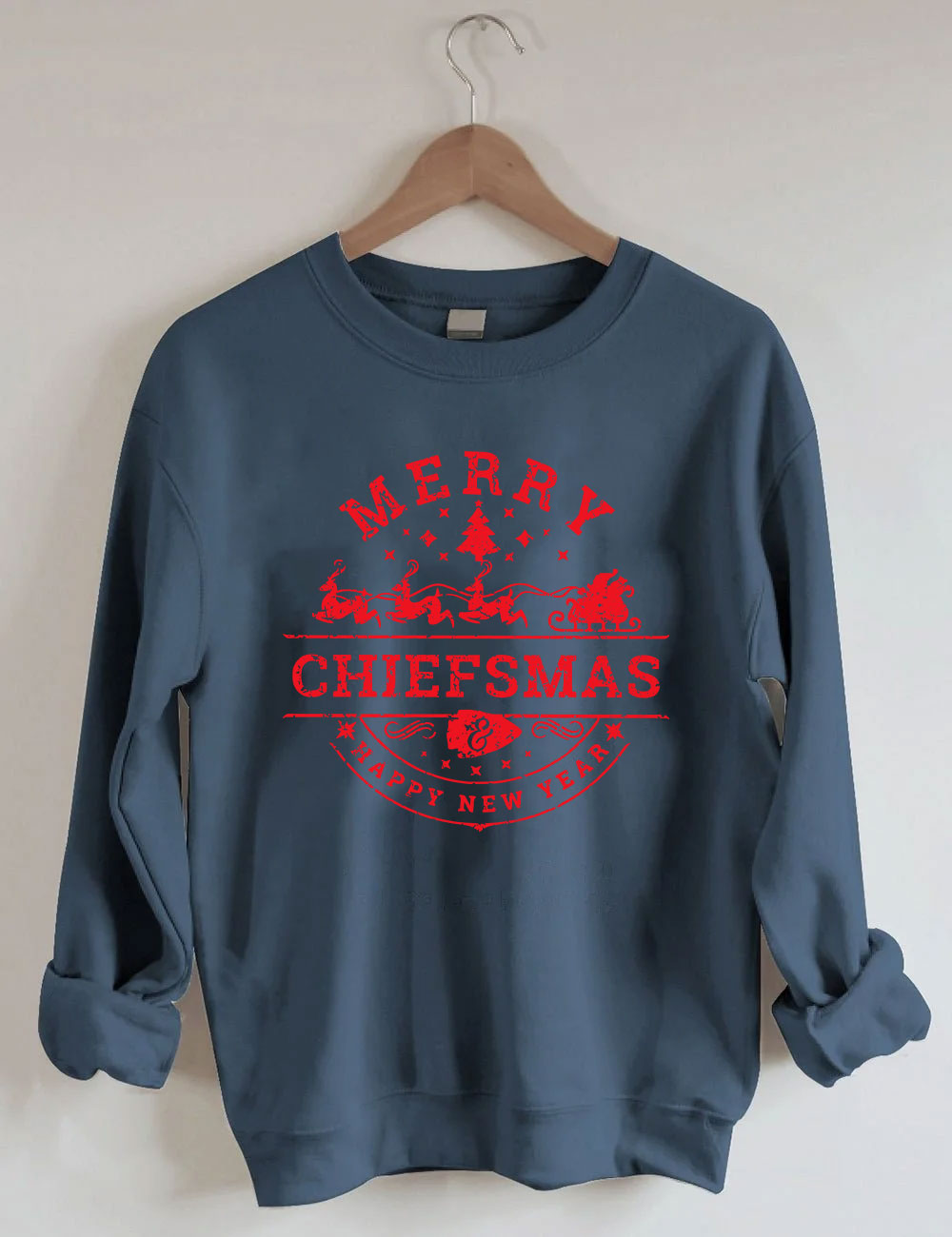 Merry Chiefsmas & Happy New Year Kansas City Sweatshirt