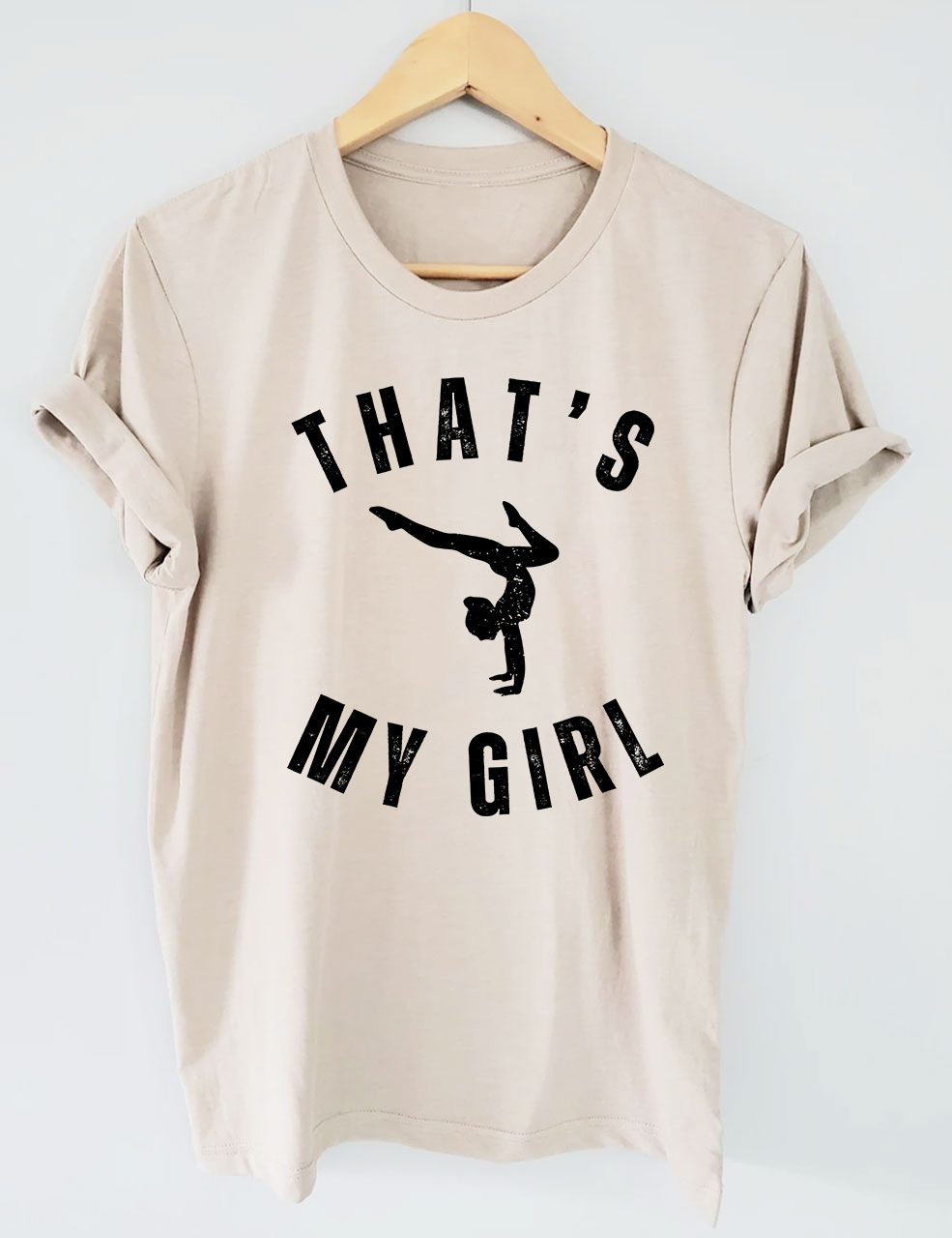 Custom That's My Girl Gymnastics Mom T-shirt