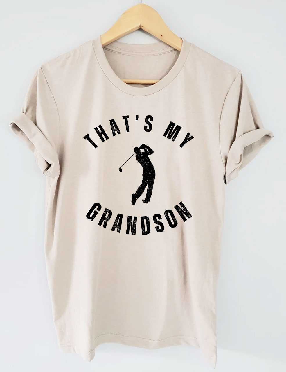 Custom That's My Grandson Golf T-shirt