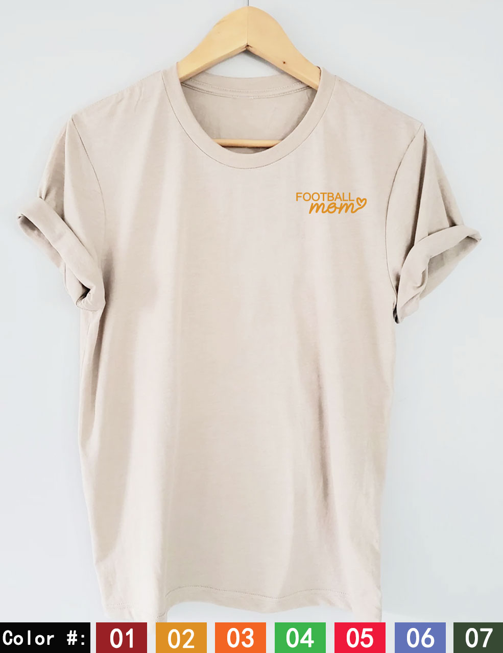 Custom Football Mom T-shirt