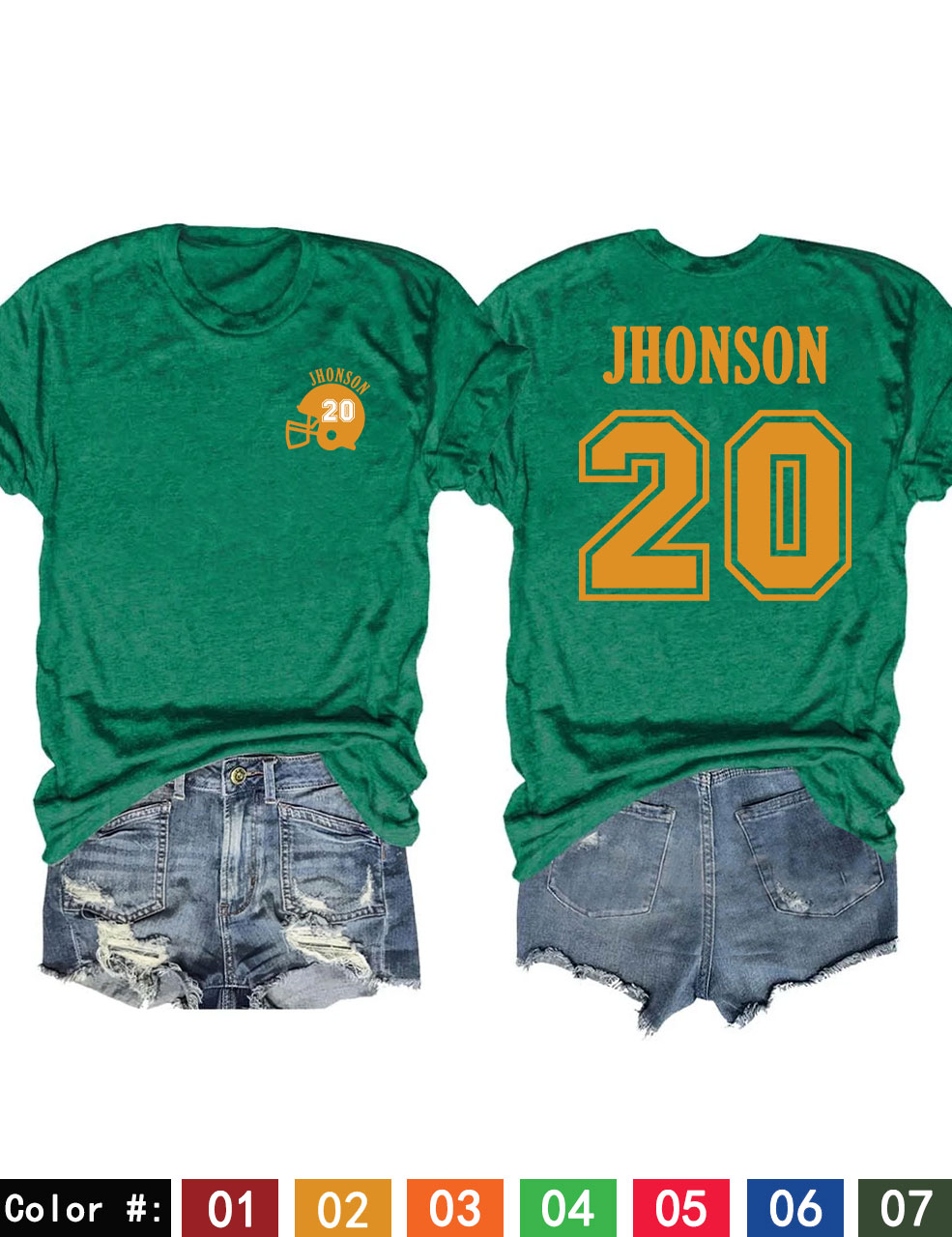 Custom Football T-shirt