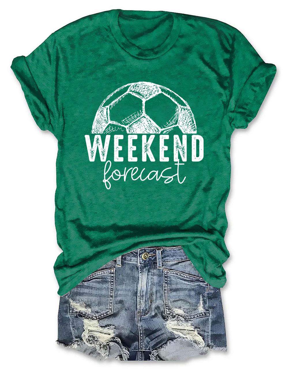 Weekend Forecast Soccer T-shirt