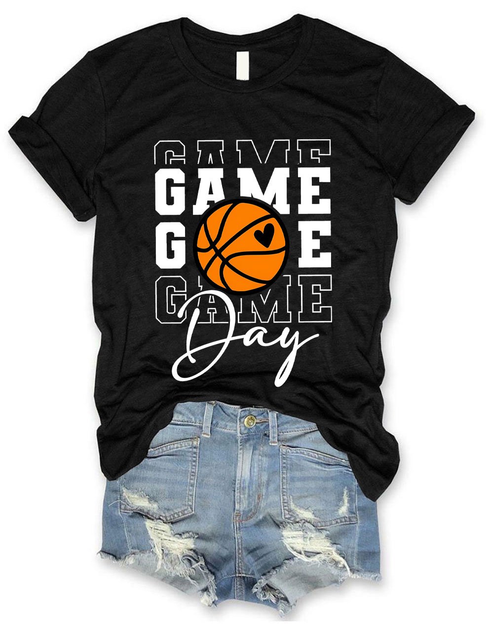 Custom Basketball Game Day T-shirt