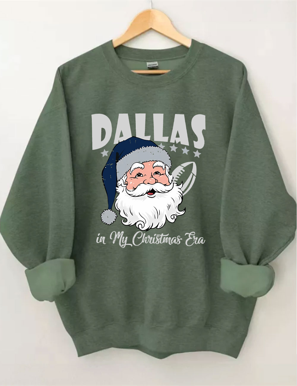 Vintage Dallas Football In My Christmas Era Sweatshirt