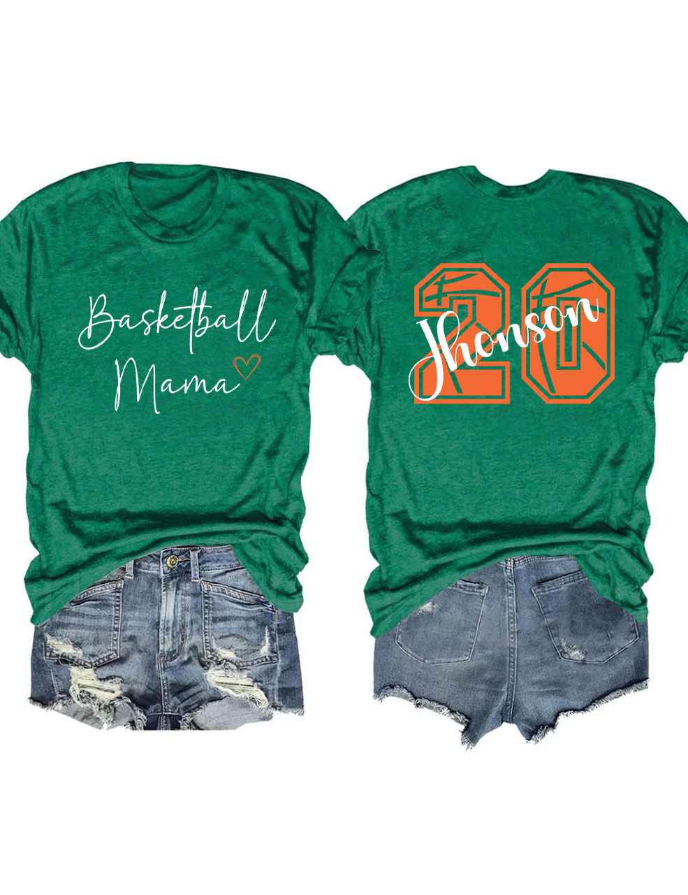 Custom Basketball Mom T-shirt