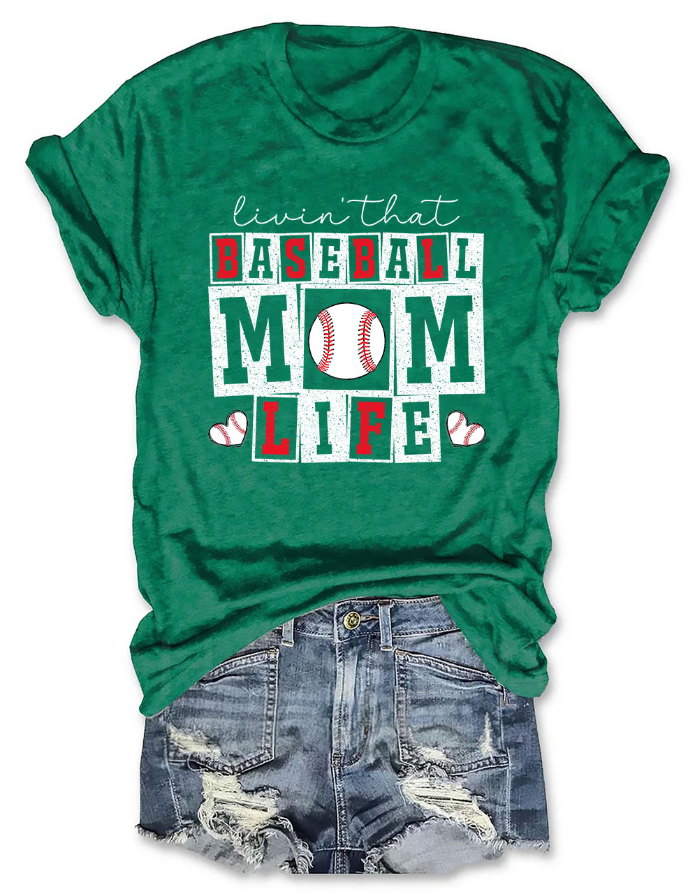 Baseball Mom Life T-shirt