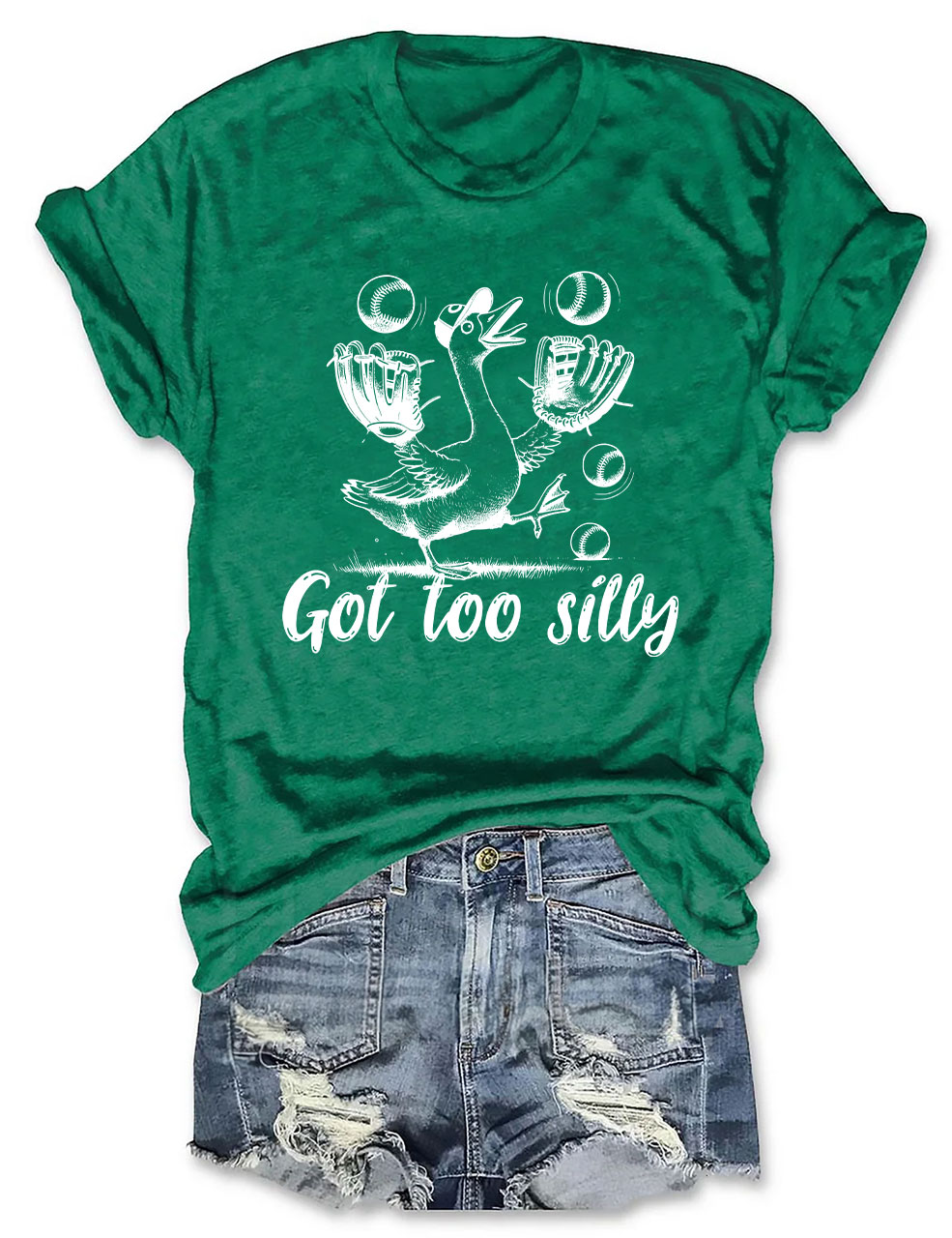Silly Goose Baseball Meme T-shirt