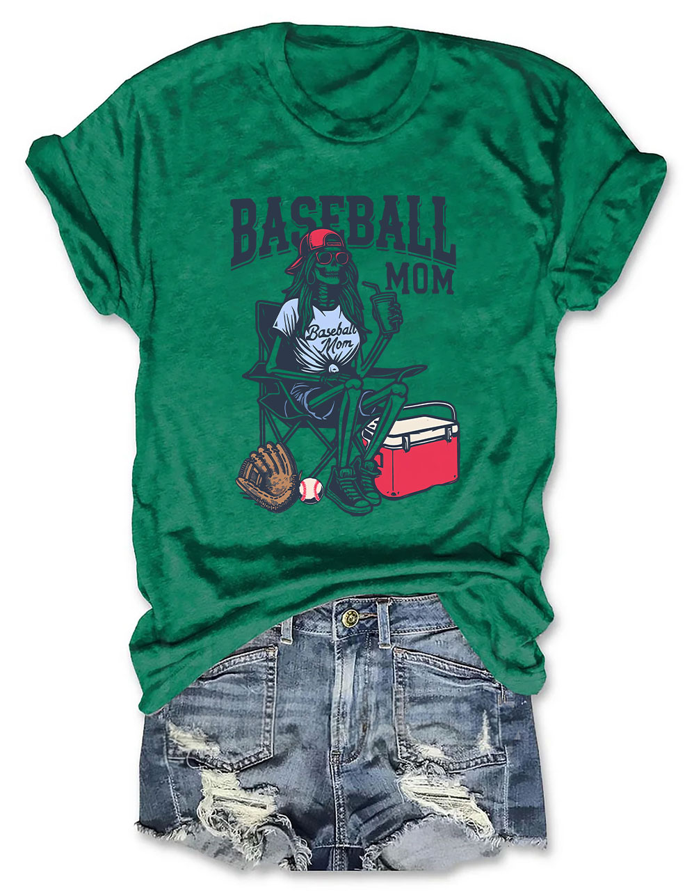 Funny Baseball Mom T-shirt