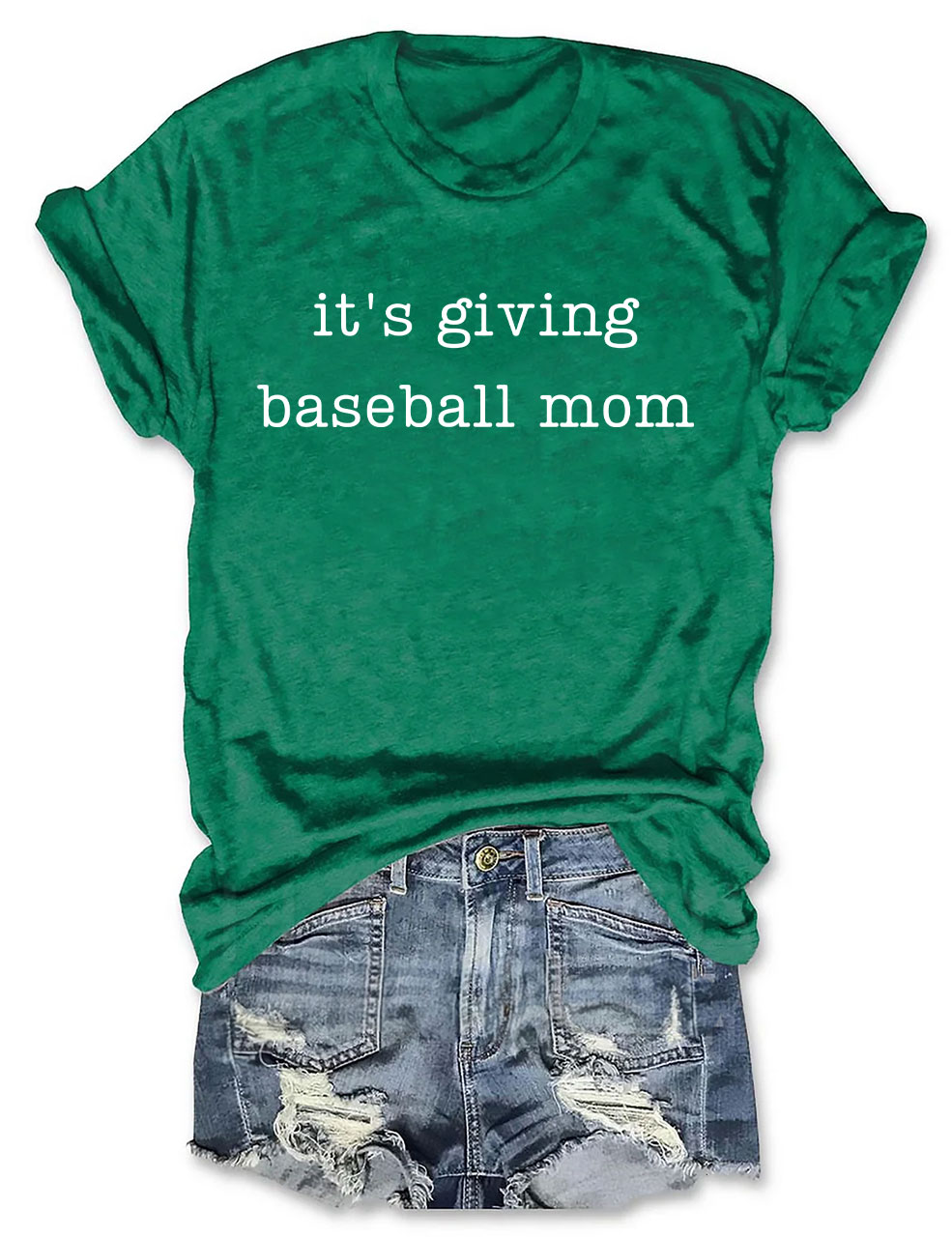 It's Giving Baseball Mom Funny T-Shirt