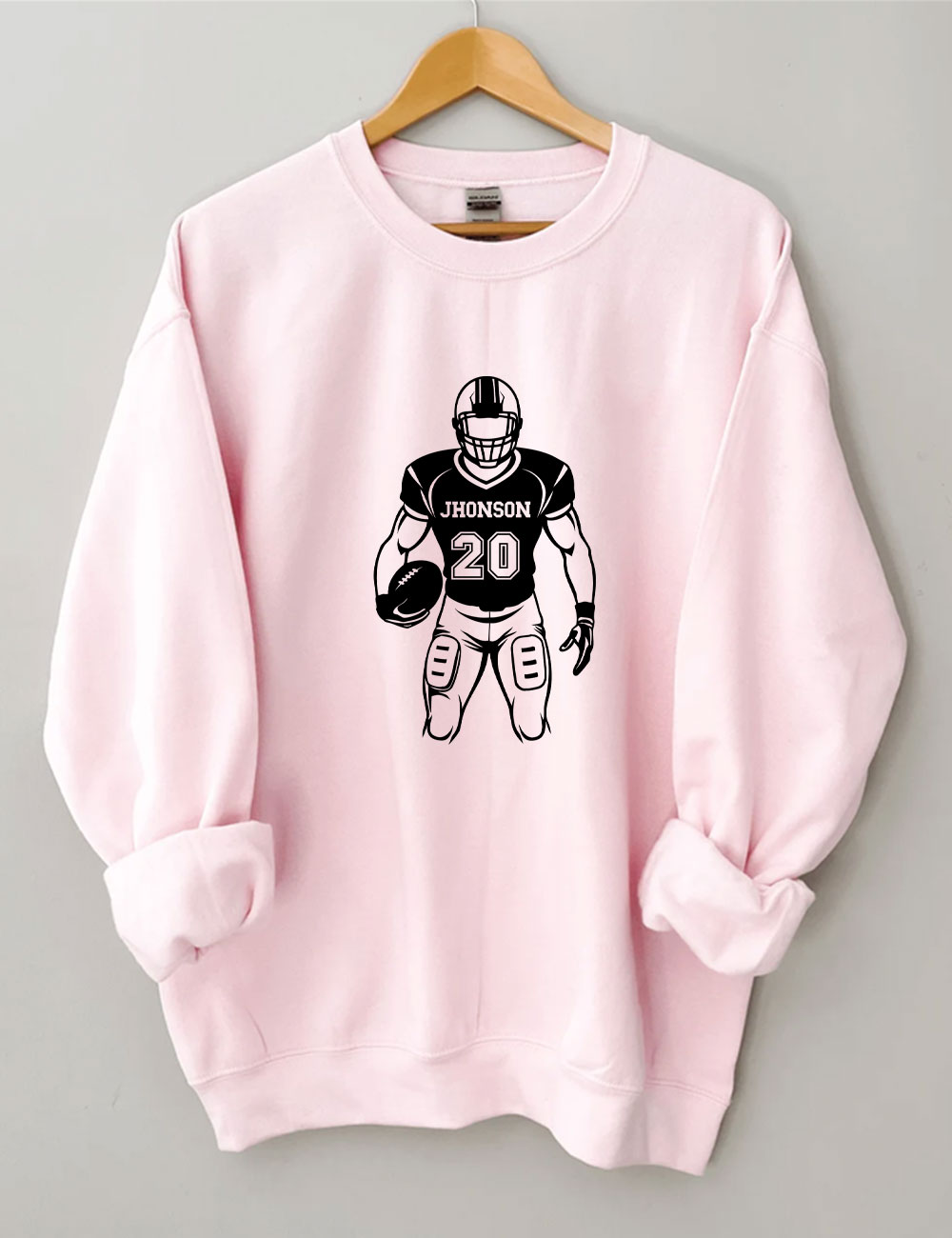 Custom Football Player Sweatshirt