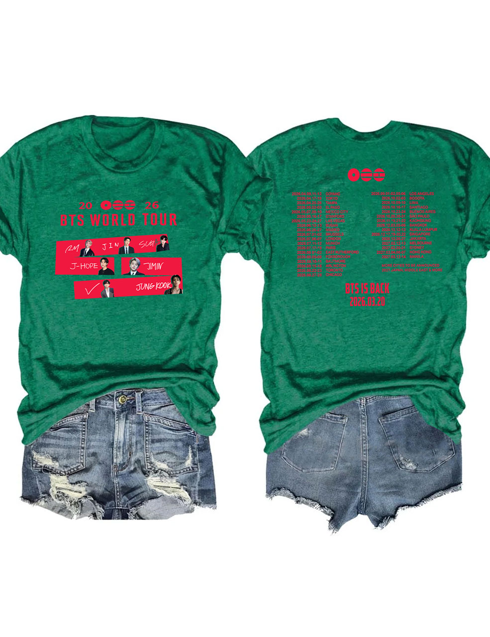 Boy Band BTS Kpop T-shirt