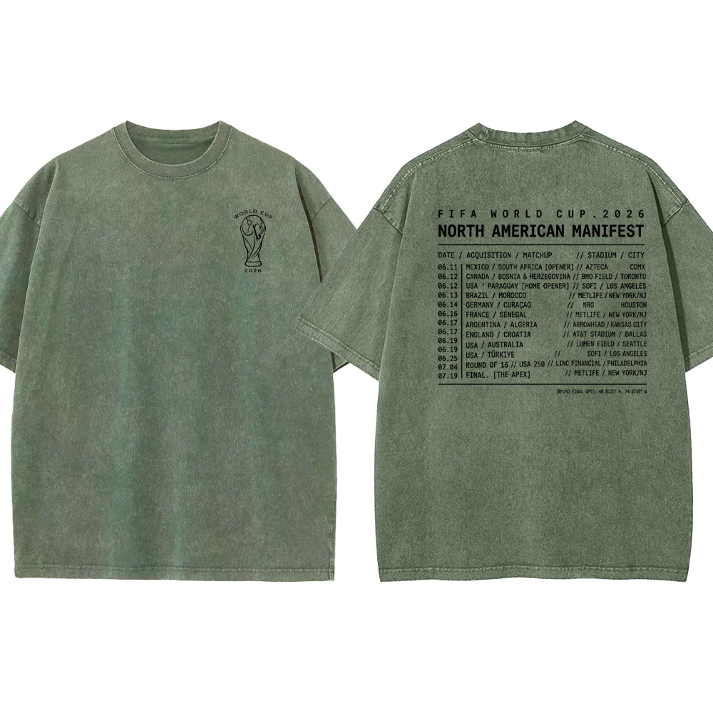 Minimalist World Cup 2026 T-shirt