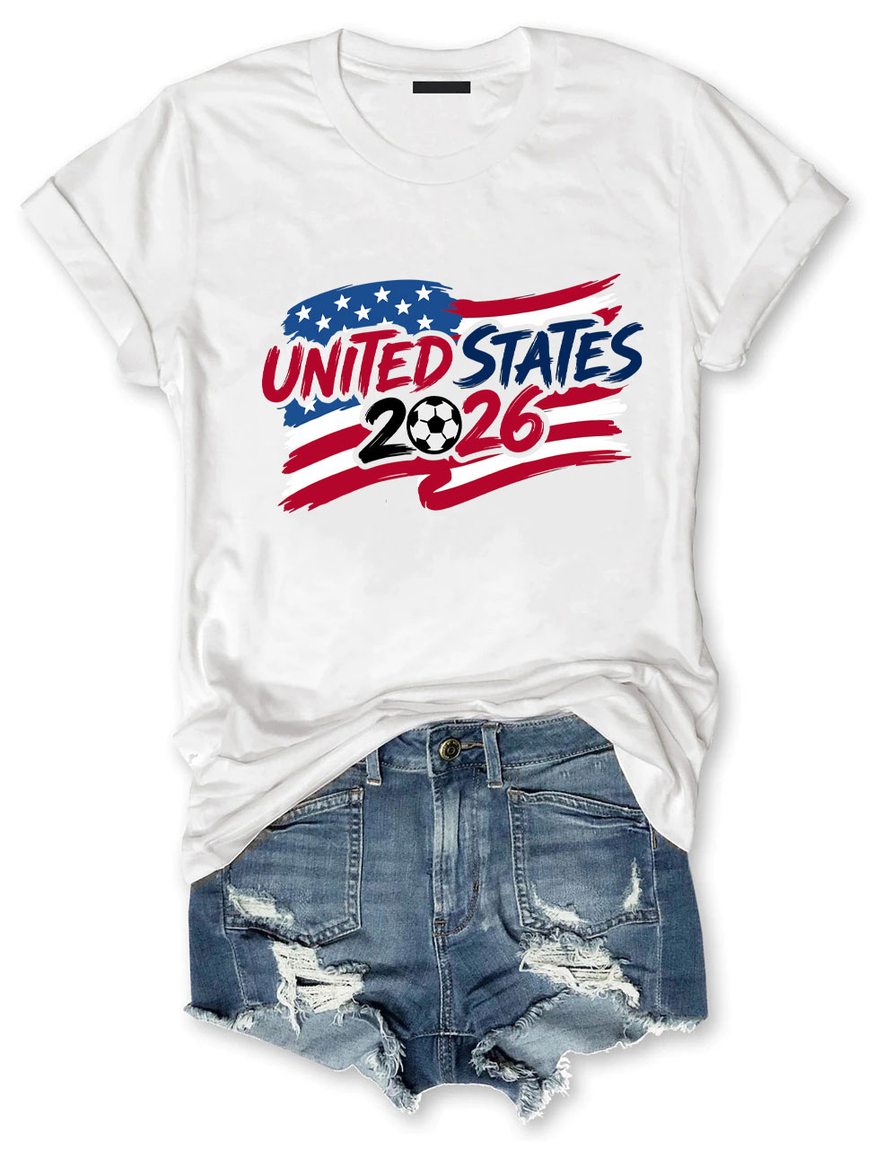 Custom 2026 Retro World Cup T-Shirt