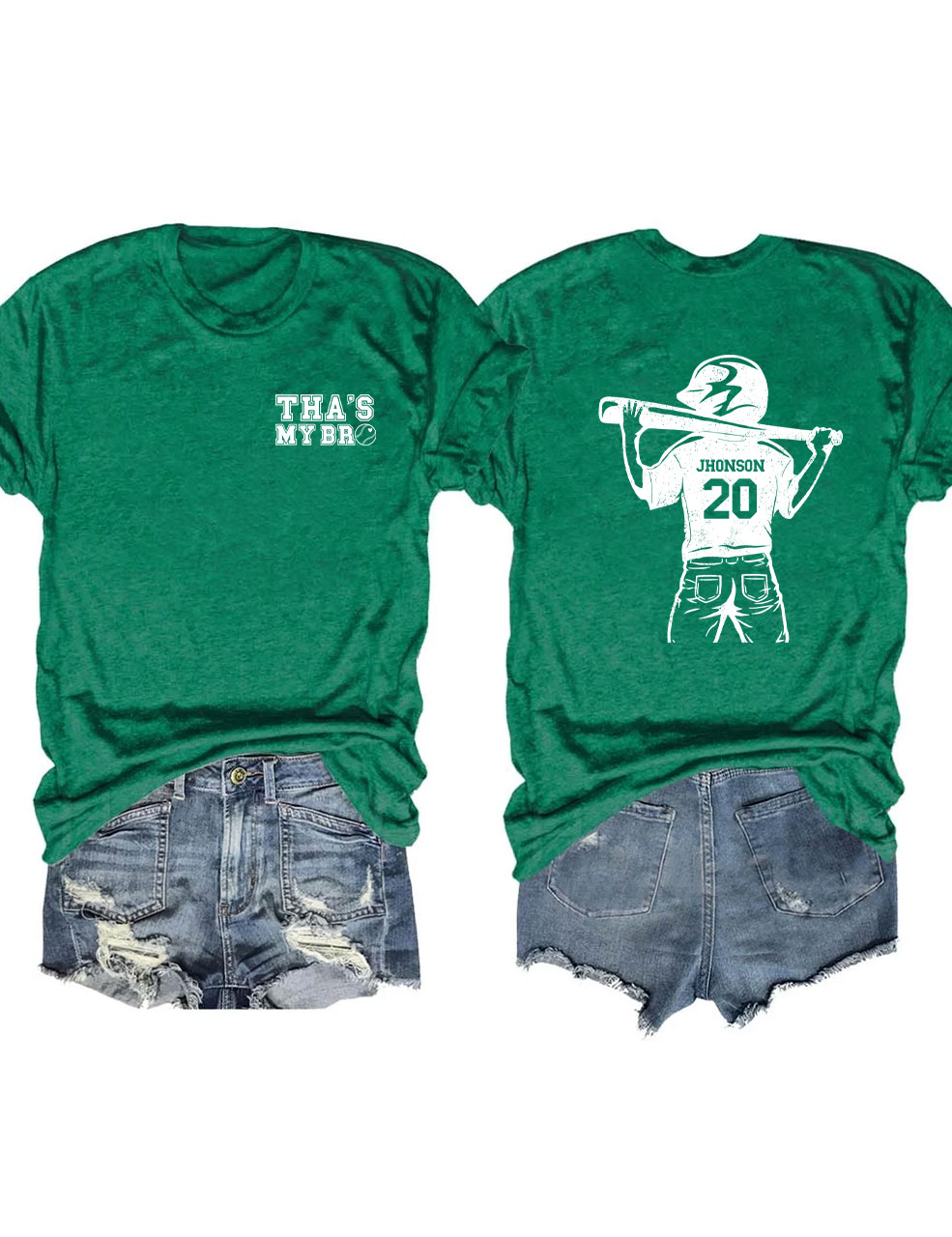 Custom Baseball Brother T-shirt