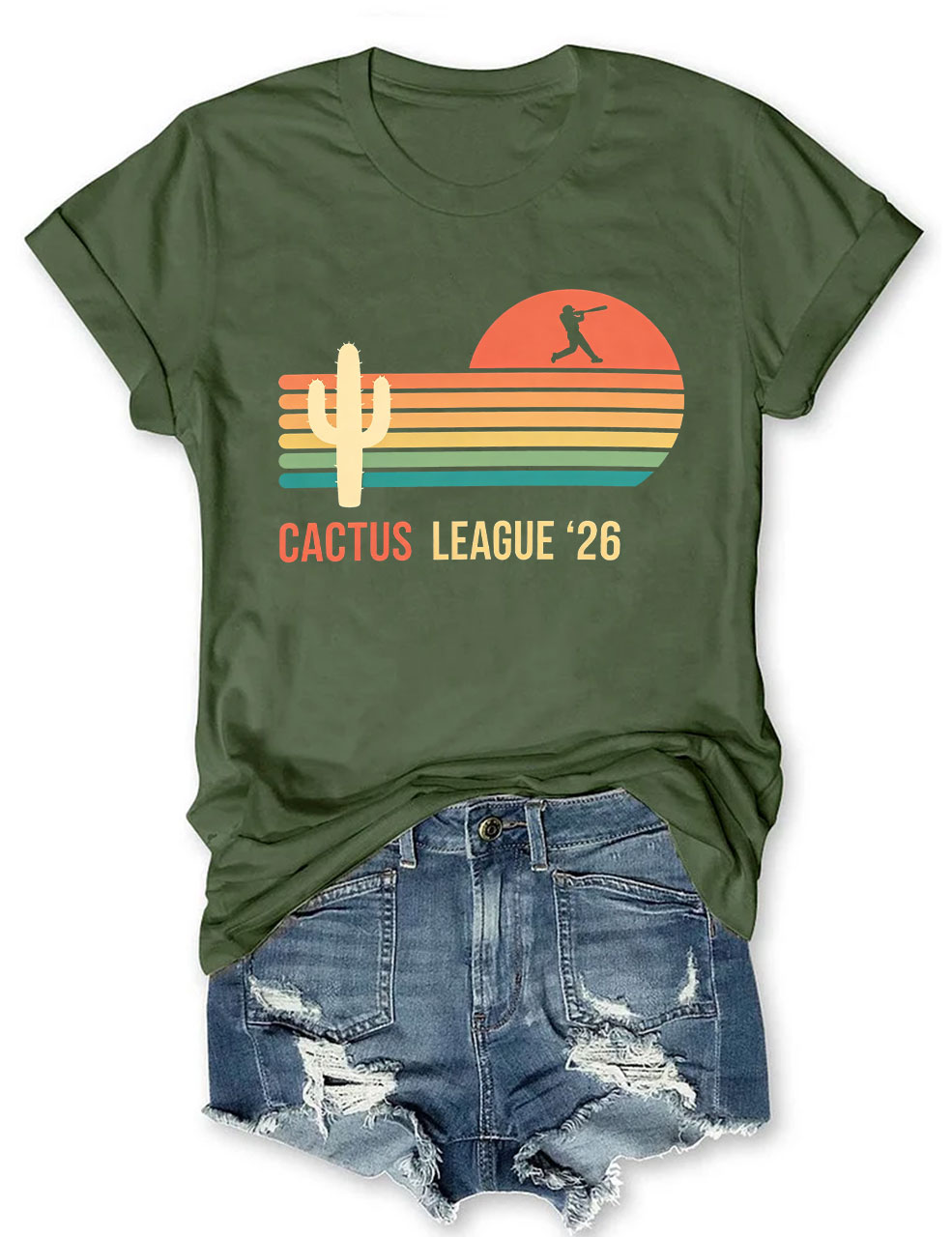MLB Cactus League '26 Retro Baseball T-Shirt