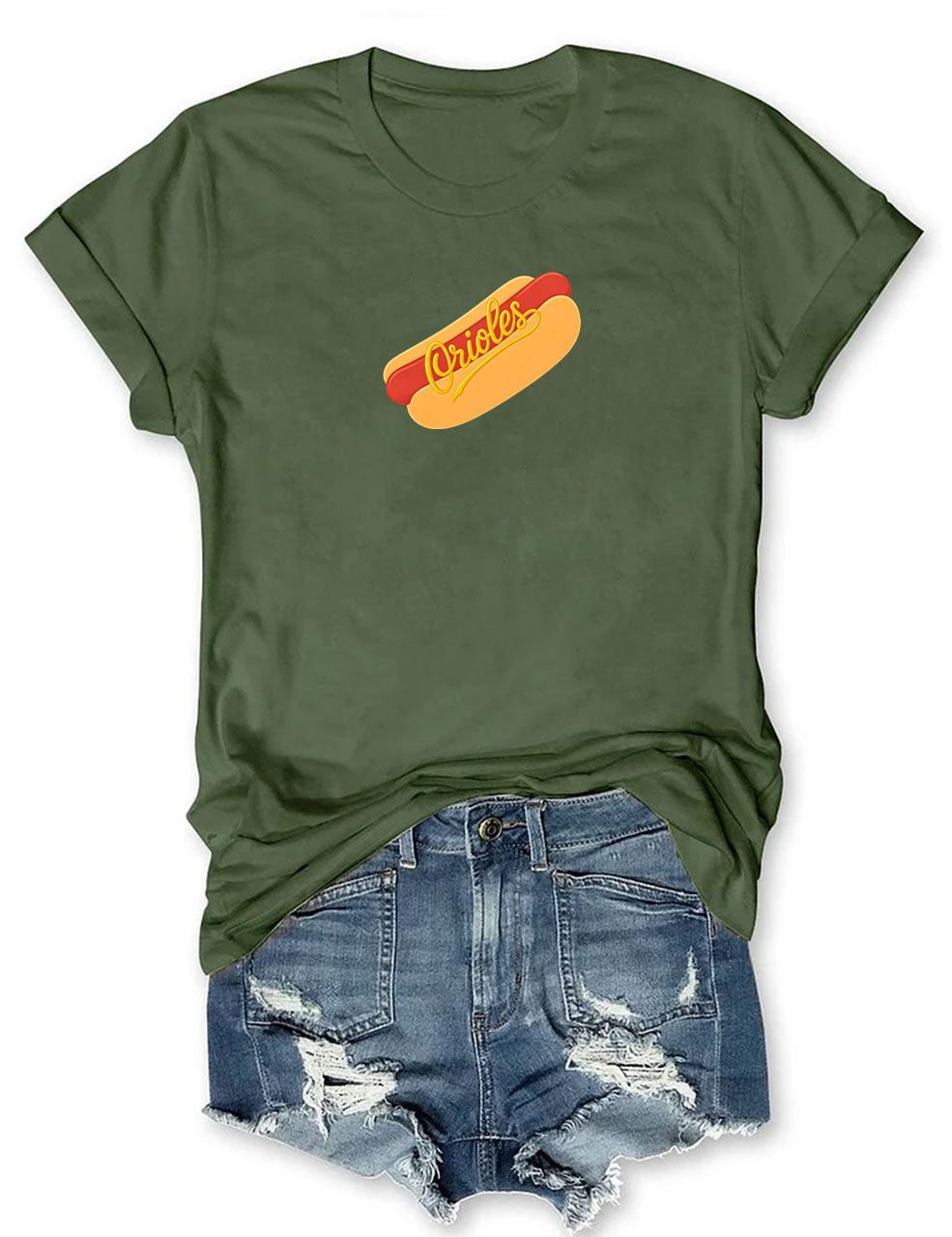 Baltimore Baseball Hot Dog T-Shirt