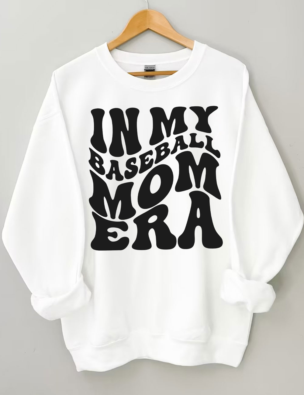In My Baseball Mom Era  Custom Sweatshirt