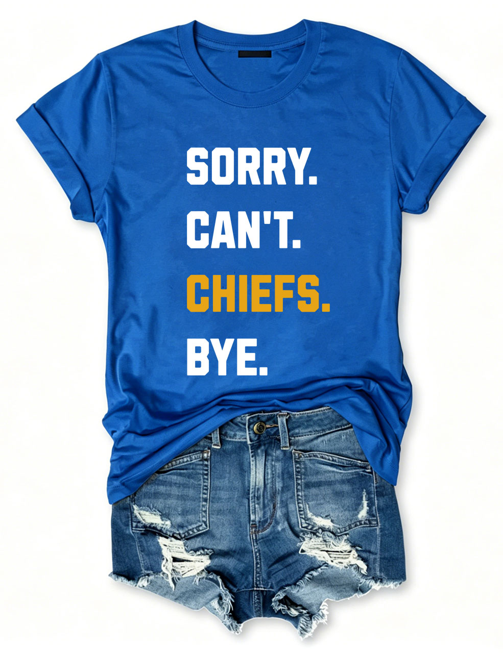 Sorry Can't Chiefs Bye Football T-Shirt