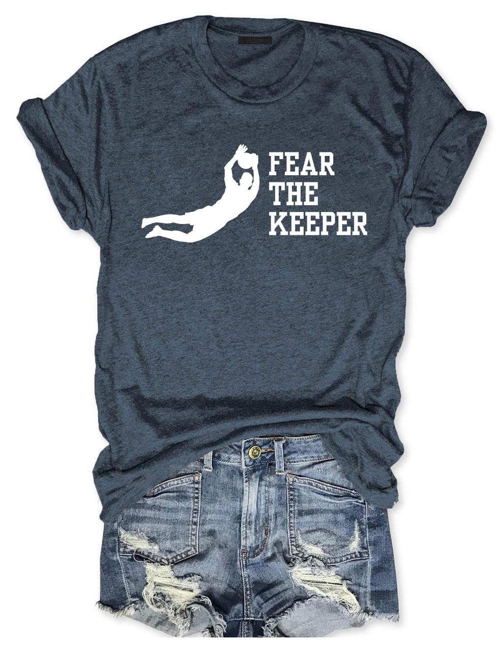 Goalkeeper My Goal is to Deny Yours Football T-shirt