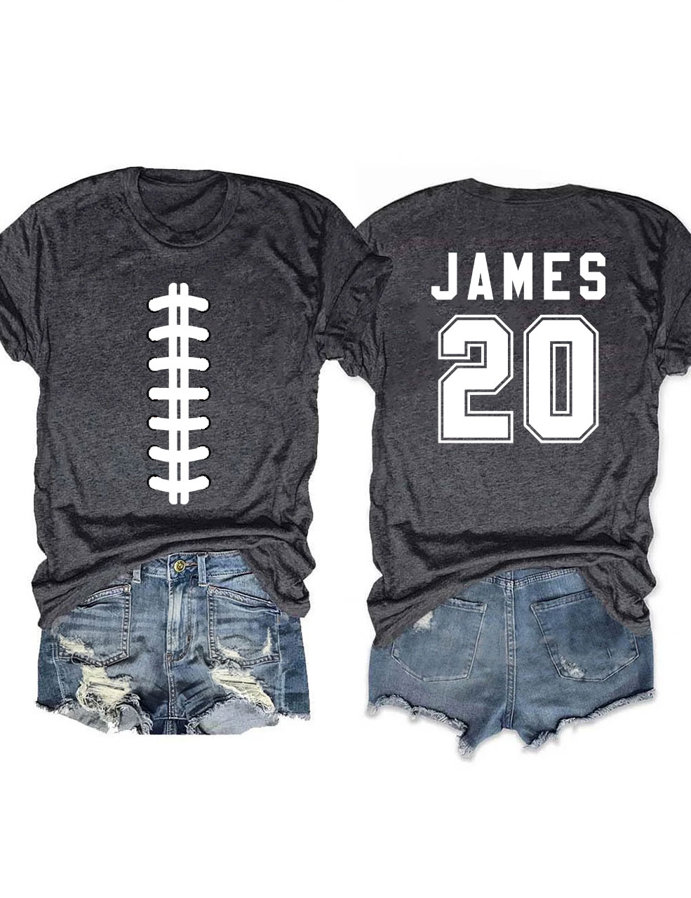 Football Mom Custom T-shirt