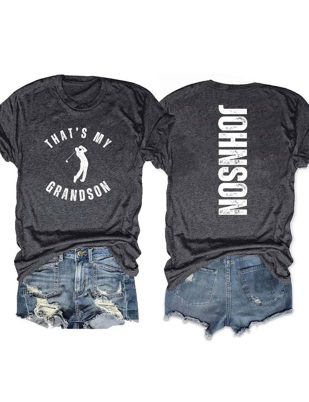 Custom That's My Grandson Golf T-shirt