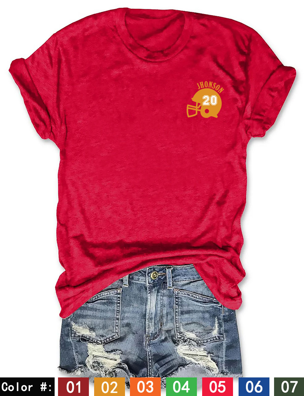 Custom Football T-shirt