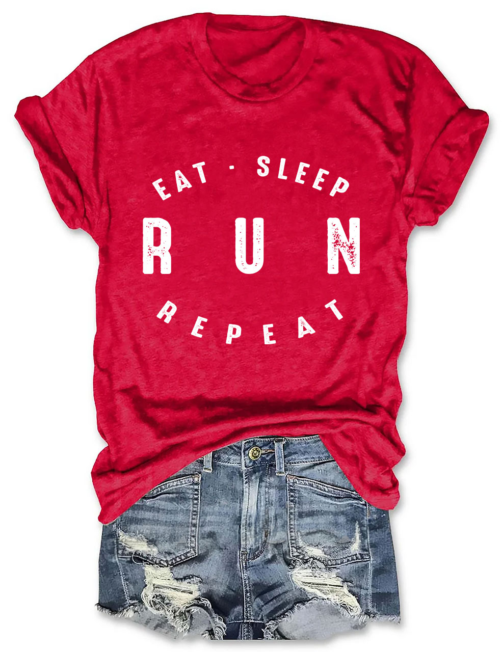 Eat Sleep Run Repeat Sport T-shirt