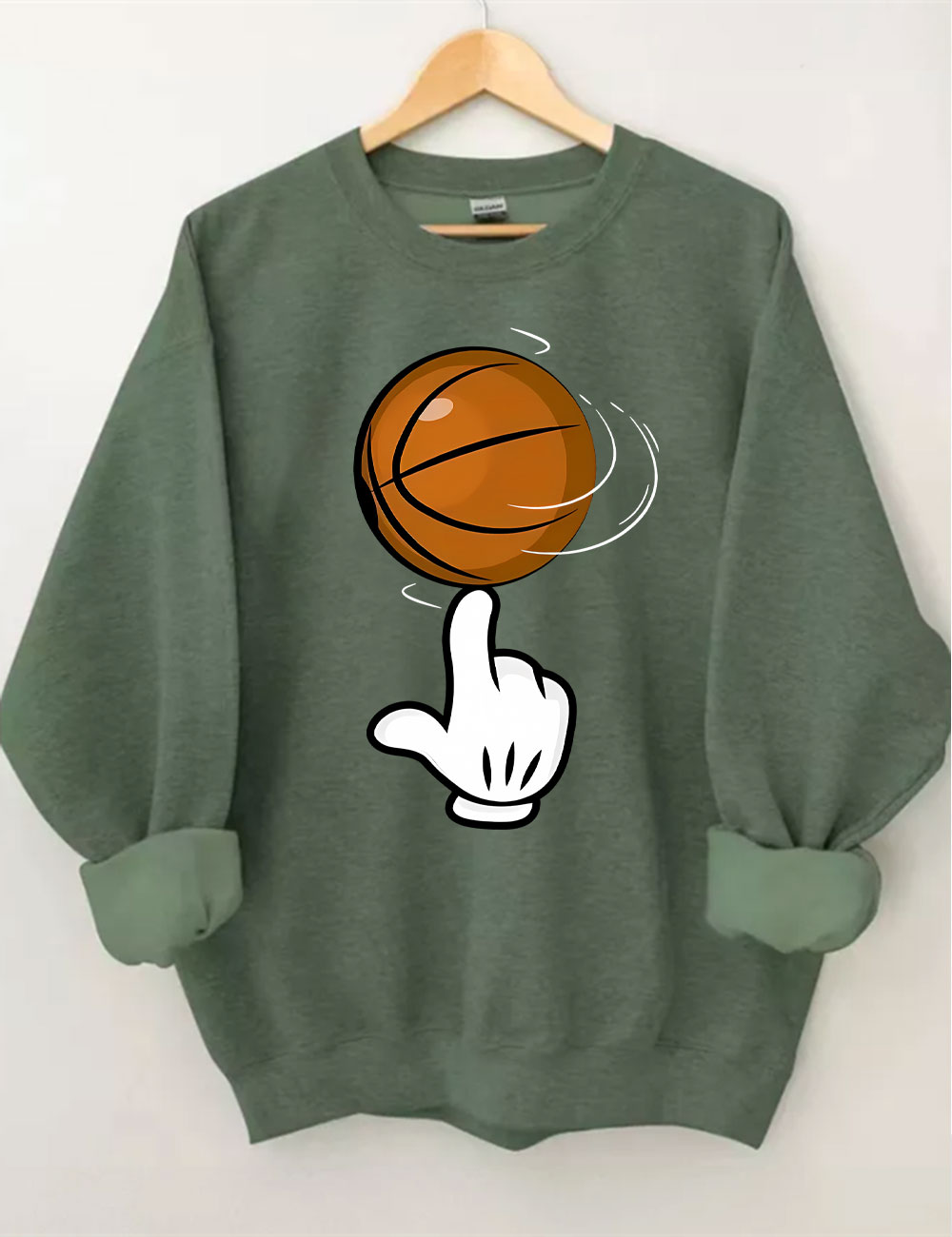 Basketball Finger Sweatshirt