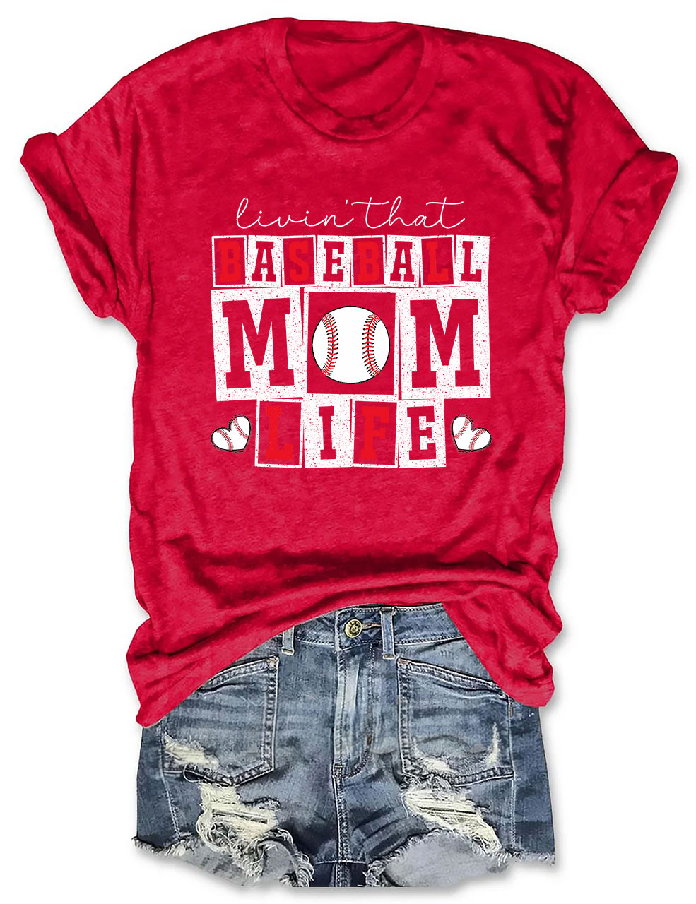 Baseball Mom Life T-shirt