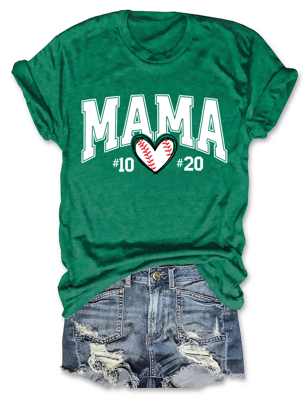 Custom Baseball Mom T-Shirt