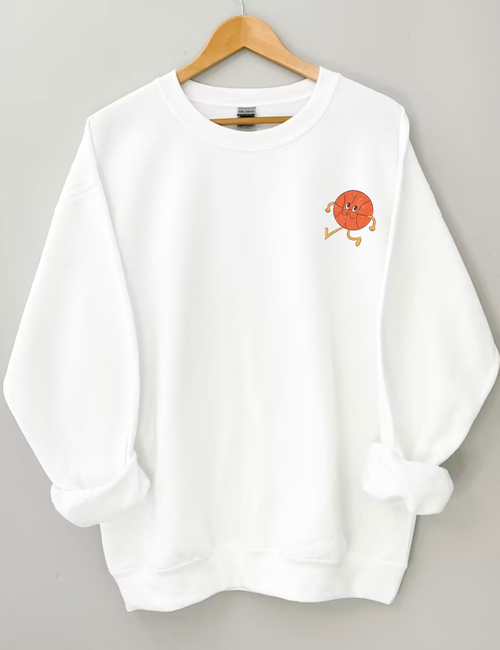 Retro Funny Basketball Sweatshirt