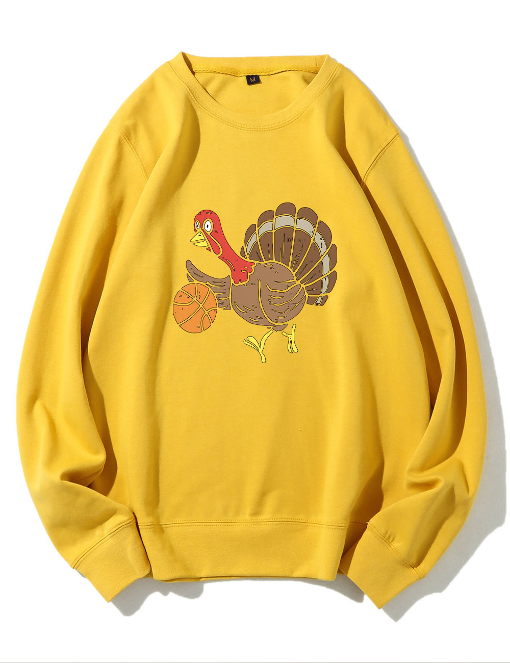 Cute Turkey Playing Basketball Sweatshirt