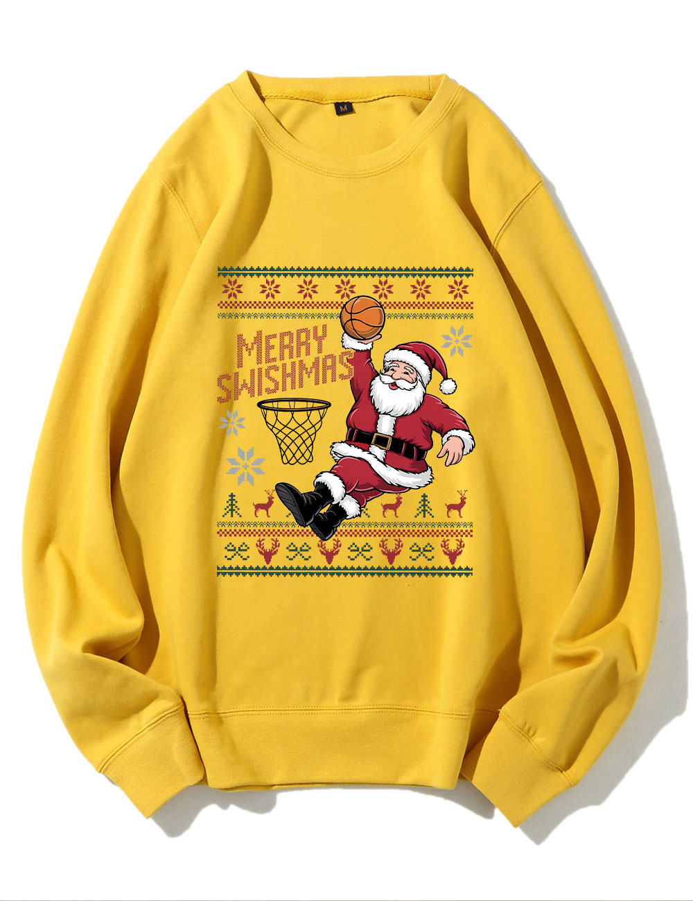 Ugly Xmas Basketball Sweatshirt