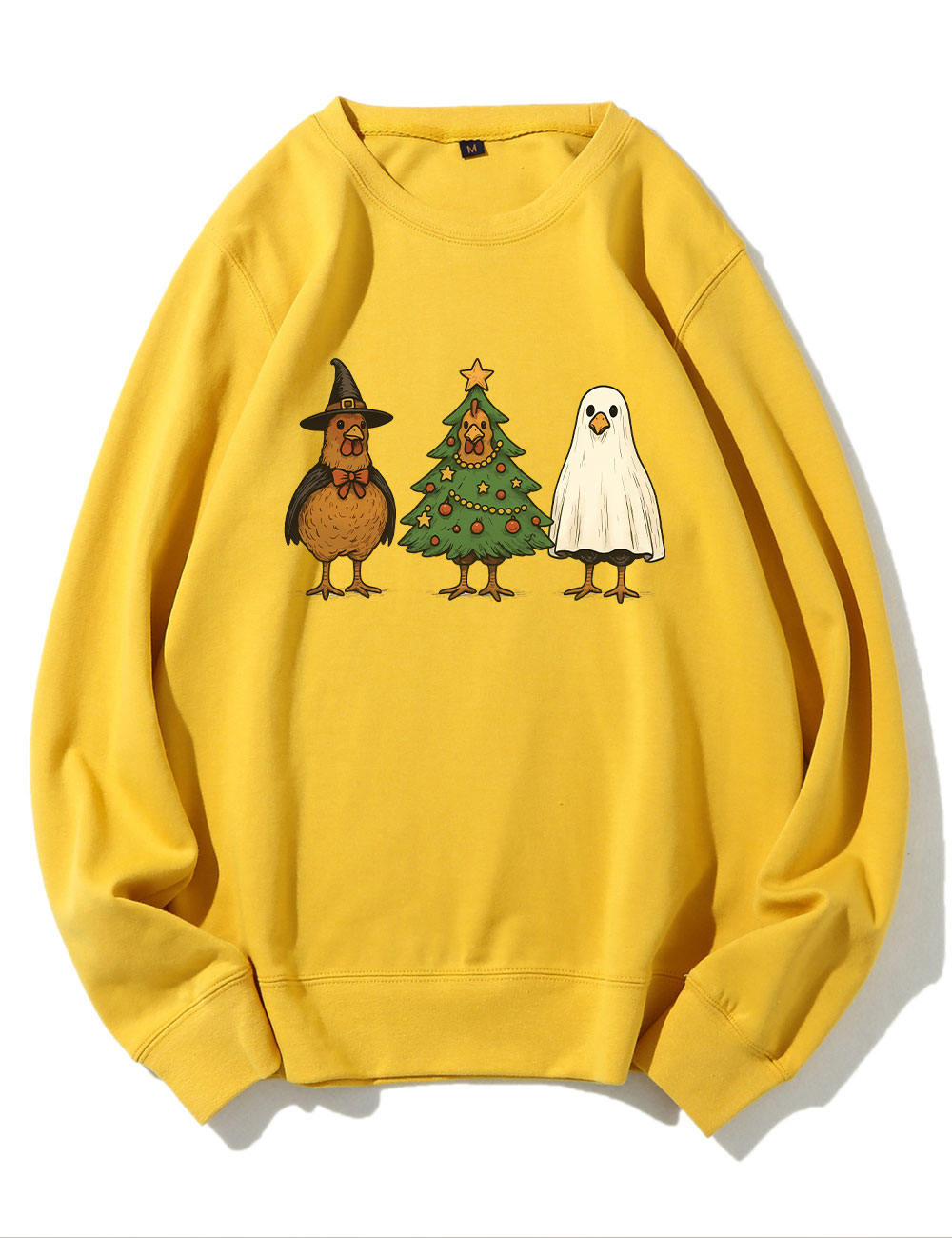 Funny Chicken Holiday Mashup Sweatshirt