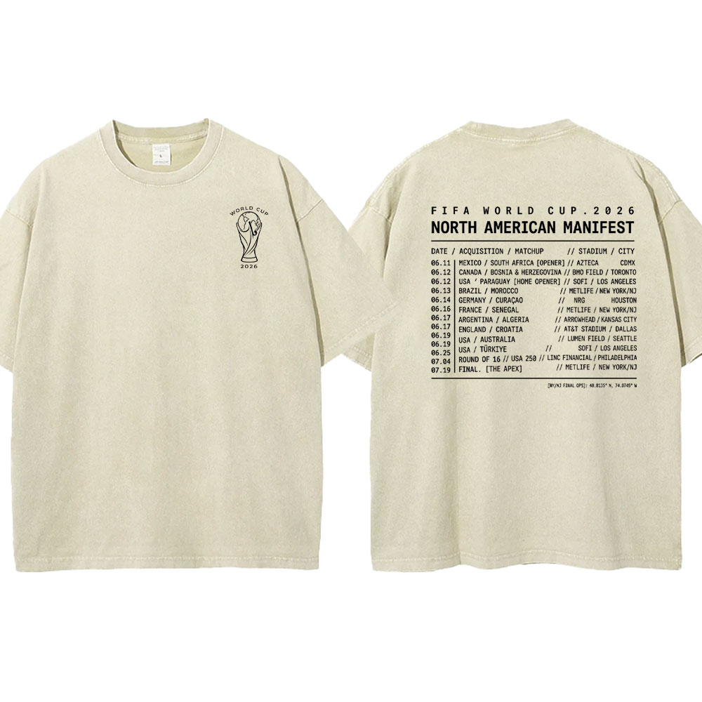 Minimalist World Cup 2026 T-shirt