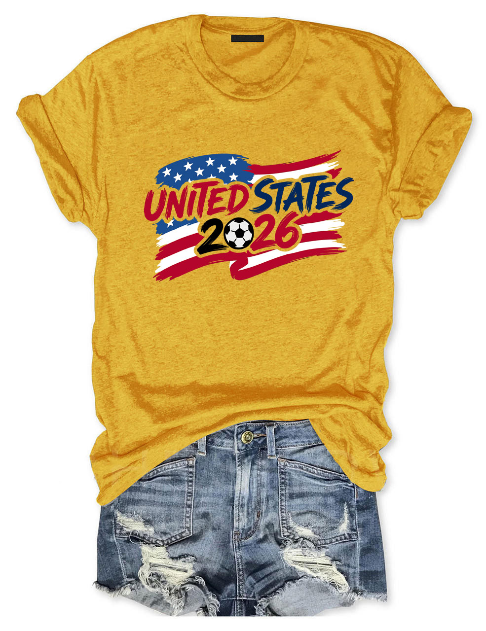 Custom 2026 Retro World Cup T-Shirt